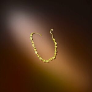 Gold Beaded Serpentine Necklace